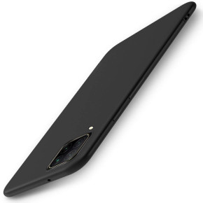 Луксозен силиконов гръб ТПУ ултра тънък МАТ за Huawei P40 Lite JNY-L21A черен